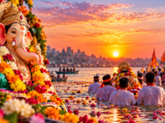 गणेश विसर्जन 2026: बप्पा की विदाई का सही समय क्या है? तीसरे, 5वें और 7वें दिन के शुभ मुहूर्त यहां नोट करें गणेश विसर्जन 2026: नदी में गणपति बप्पा की विदाई और शुभ मुहूर्त कॉपी