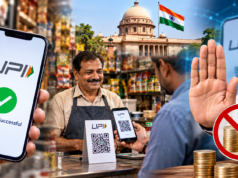 UPI चार्ज का भार ग्राहकों पर नहीं डाल पाएंगे दुकानदार? सरकार ने बनाया मास्टर प्लान, 15 अक्टूबर से नया नियम 15 अक्टूबर से UPI पर 0.4 प्रतिशत MDR चार्ज और ग्राहकों पर बोझ रोकने की सरकार की तैयारी