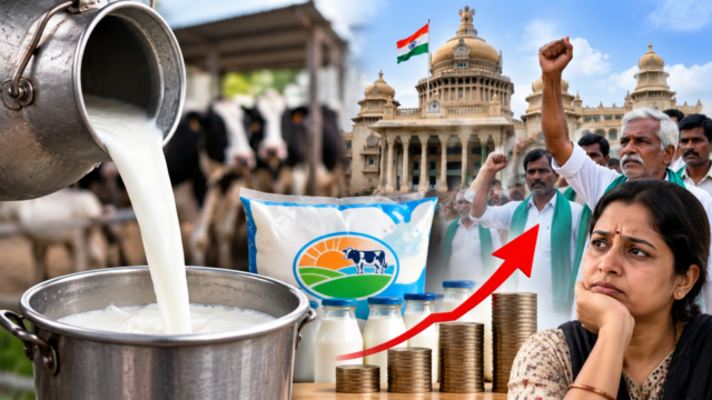 कर्नाटक में नंदिनी दूध की कीमत में 8 रुपये बढ़ोतरी की मांग