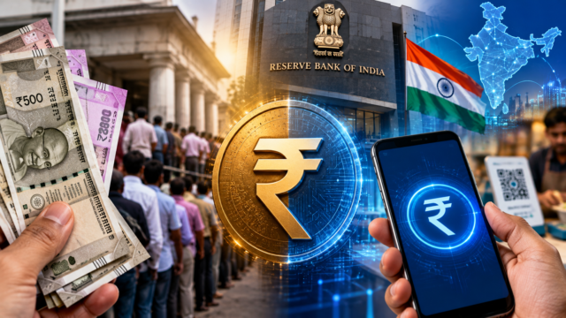 Digital Rupee vs Cash System 2026 Digital Rupee और नोटबंदी के बीच अंतर और Cash System पर संभावित असर