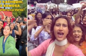 ‘एक कचौड़ी, दो समोसा…’ से ‘मर्द जात हाय-हाय’ तक, दिल्ली Women Protest के नारे हुए वायरल, सोशल मीडिया पर शुरू हुई स्लोगन बैटल दिल्ली में महिला सुरक्षा को लेकर प्रदर्शन करती छात्राएं और वायरल होते विरोध के नारे