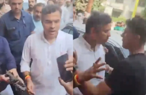 Parvesh Verma Slap Video: तिलक नगर में युवक को थप्पड़ मारने का आरोप, मंत्री ने दी सफाई Delhi Minister Parvesh Verma during viral slap video controversy in Tilak Nagar