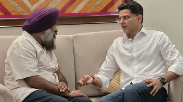 परगट सिंह और सचिन पायलट की दिल्ली में बैठक Pargat Singh meeting Sachin Pilot in Delhi to discuss Punjab Congress organisation and political strategy